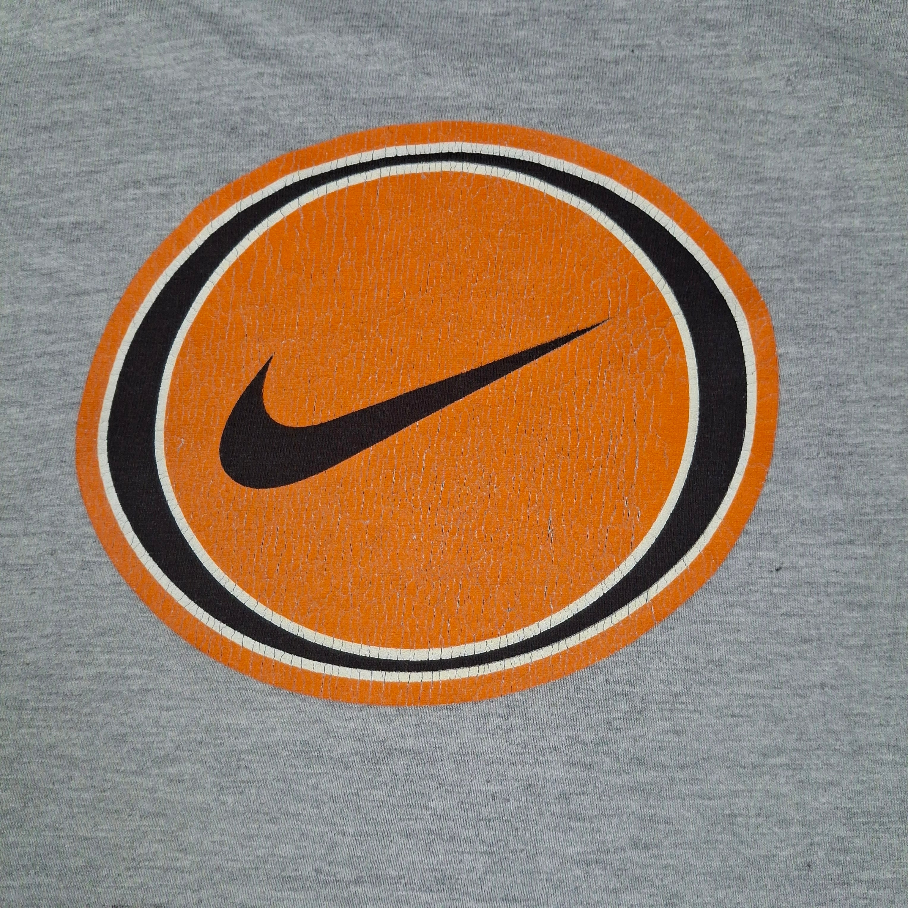 Nike orange print T-shirt (S)