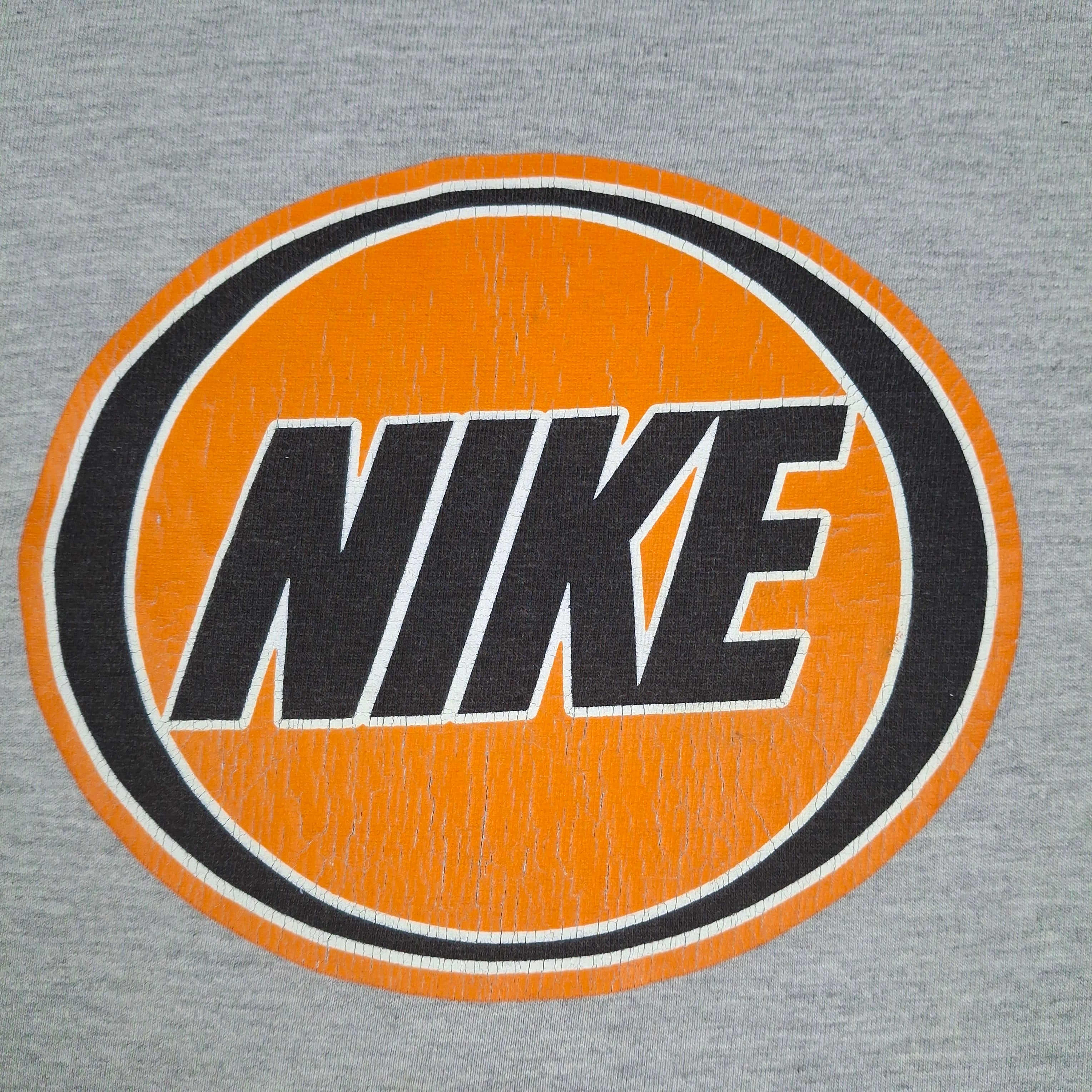 Nike orange print T-shirt (S)