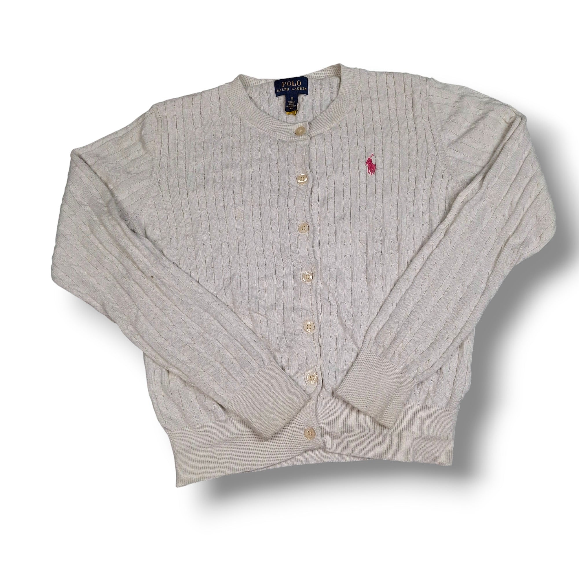 White Ralph Lauren Cardigan (M)