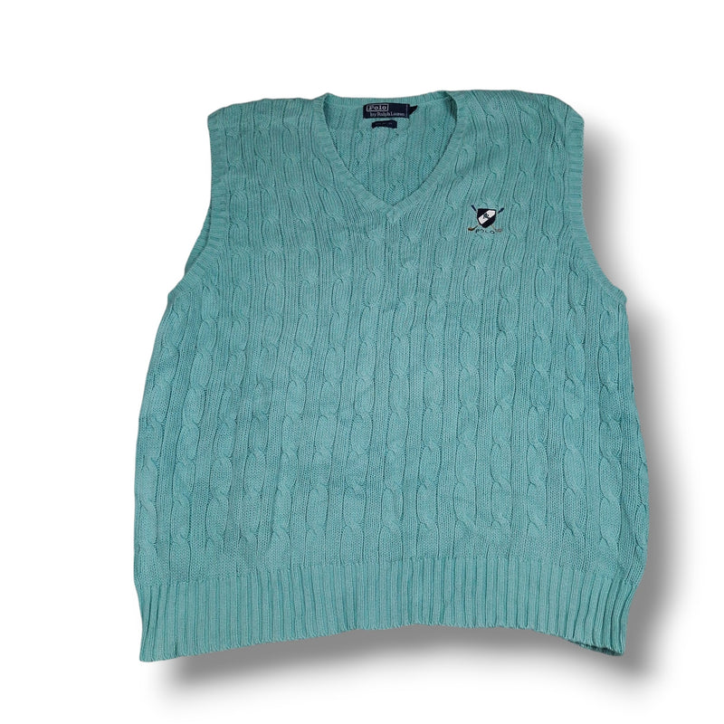 Turquoise vintage Ralph Lauren (XL)