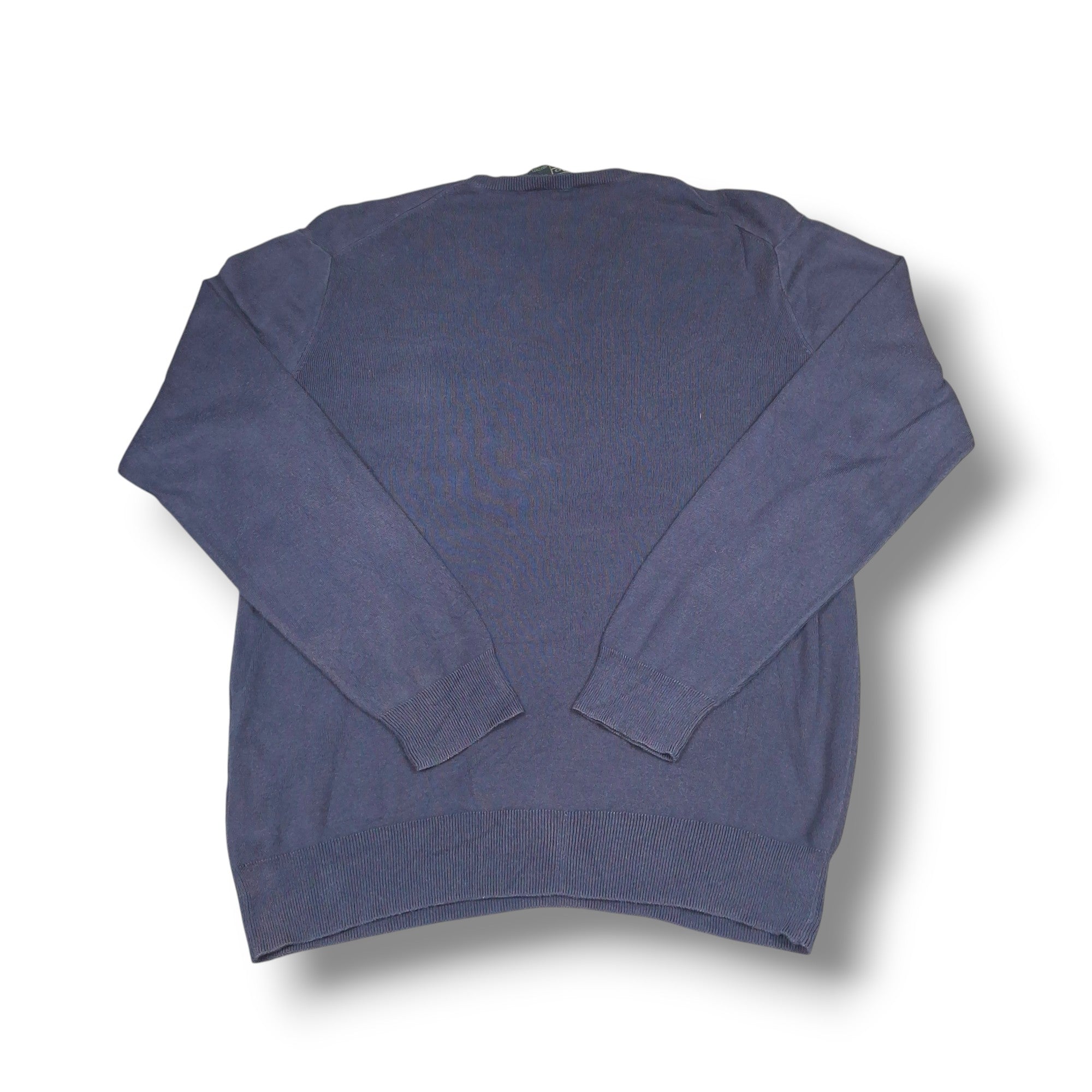 Dark Blue Vintage Ralph Lauren V-Neck Knitwear (M)