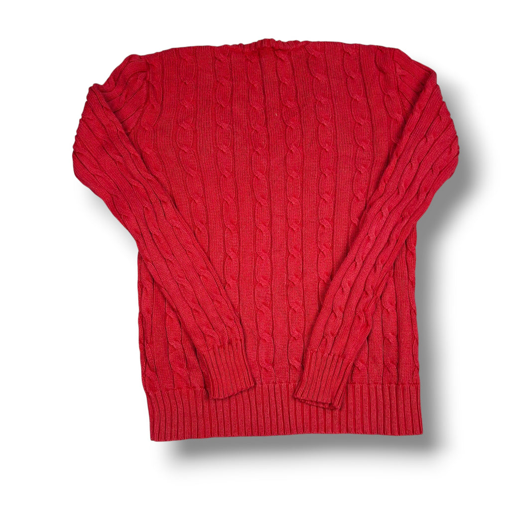 Red vintage Ralph Lauren Knitwear (XS)