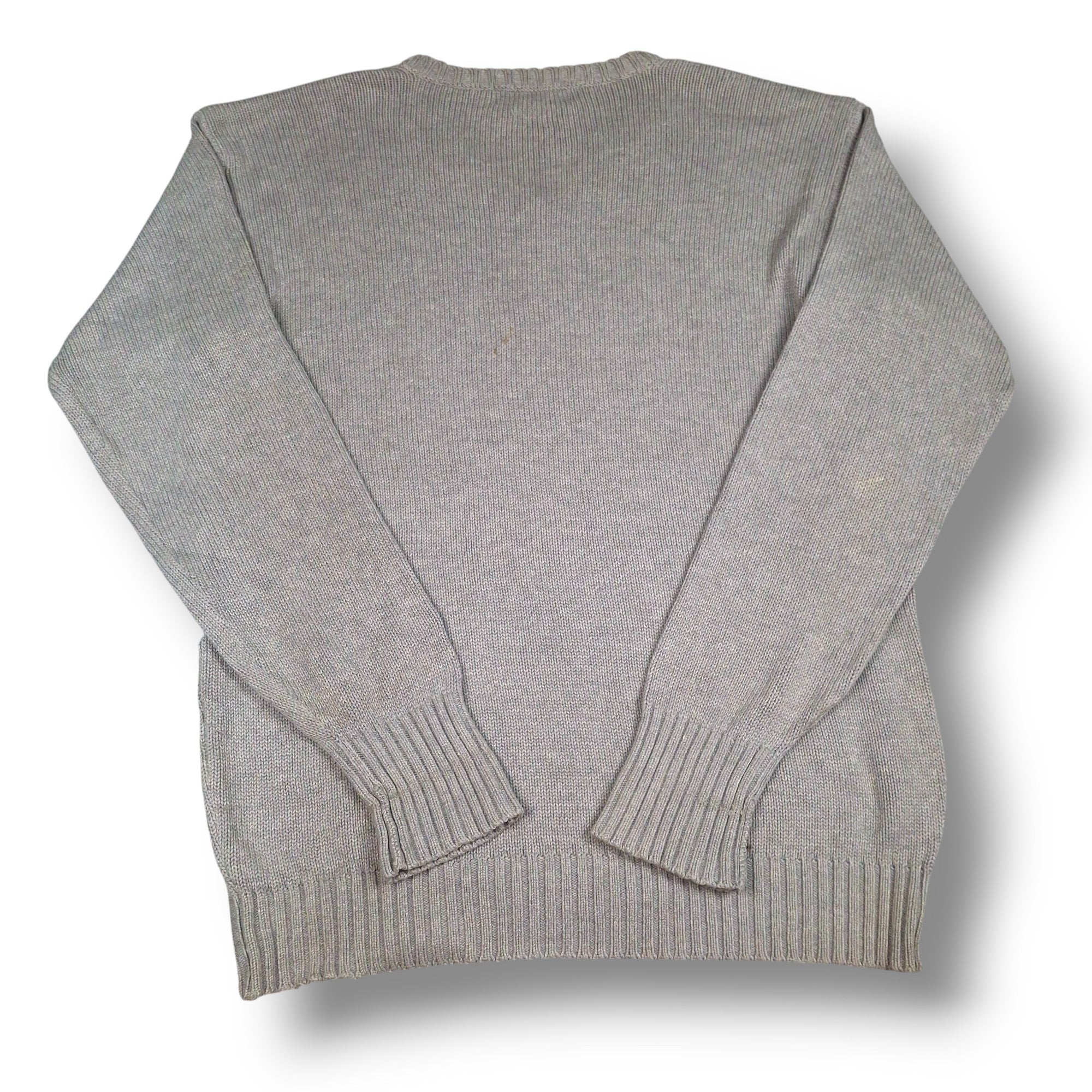 Grey Ralph Lauren Knitwear (M)