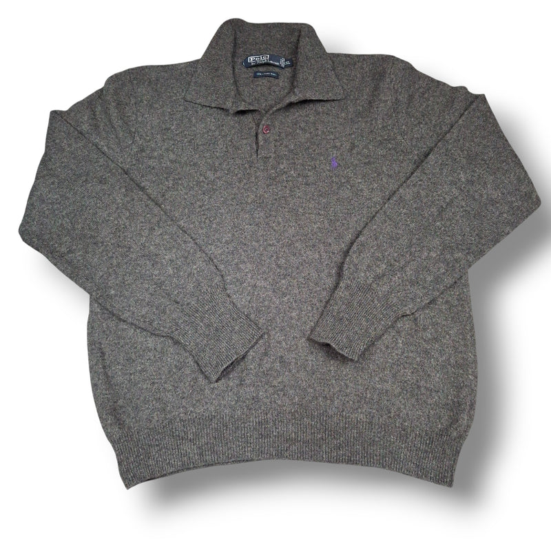 Grey Vintage Ralph Lauren Knitwear (XL)