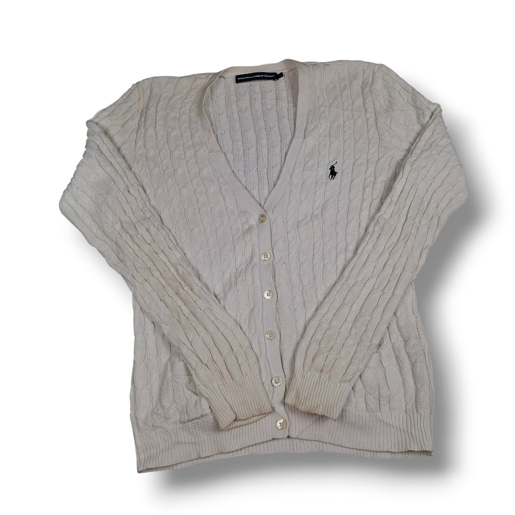 White Ralph Lauren Cardigan (L)