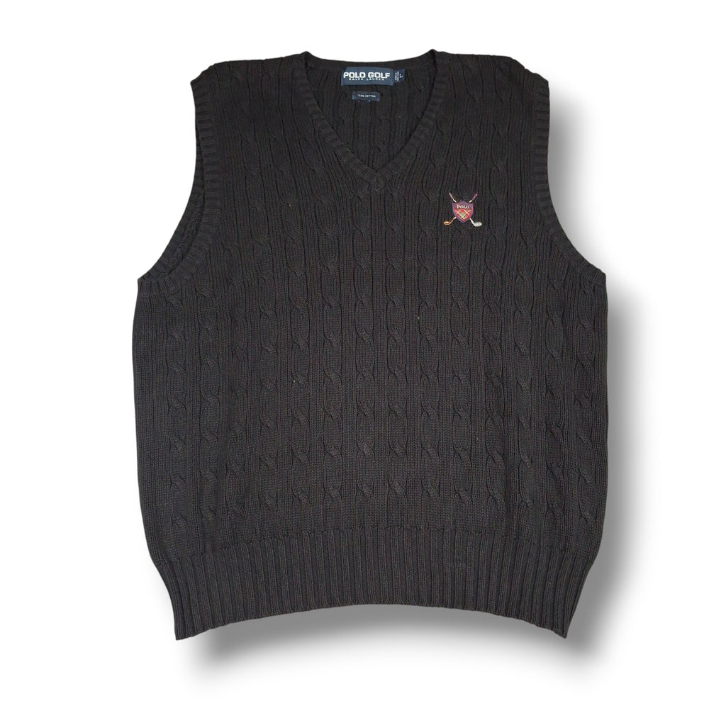 Black vintage Ralph Lauren Tanktop (L)