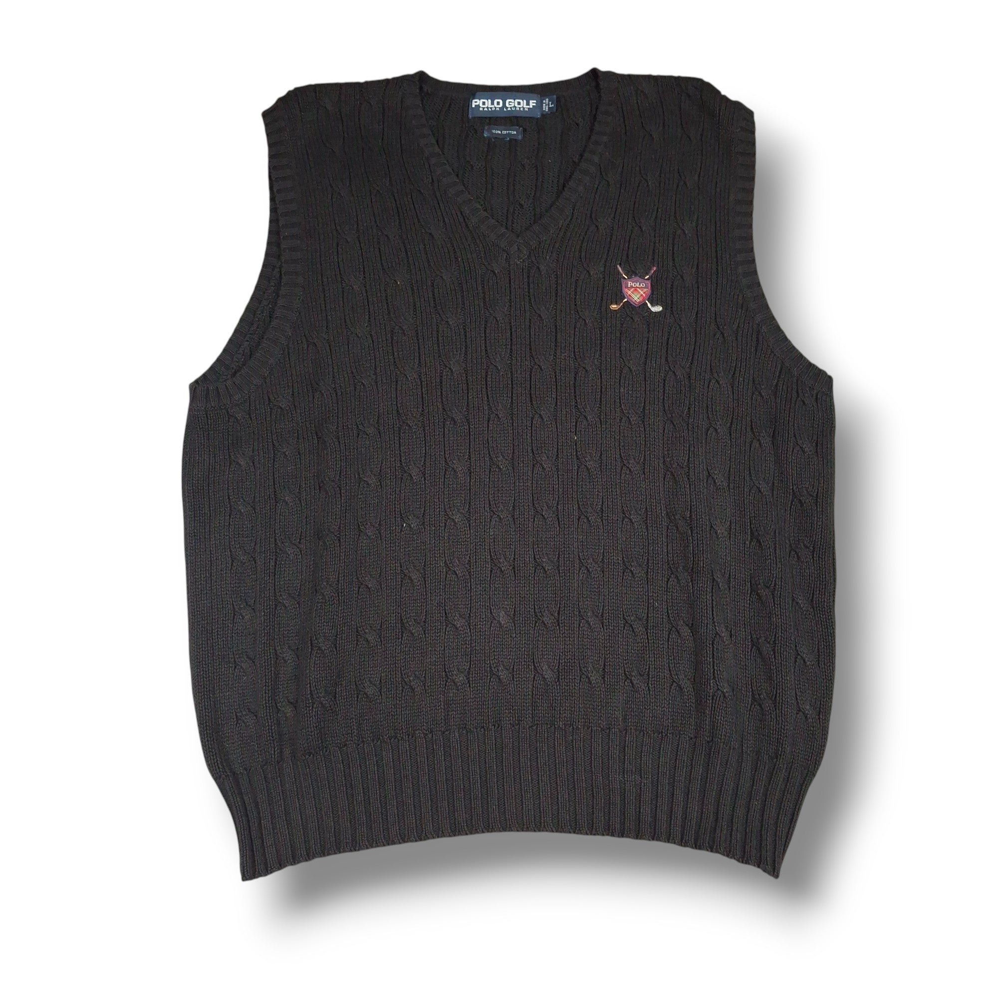 Black vintage Ralph Lauren Tanktop (L)