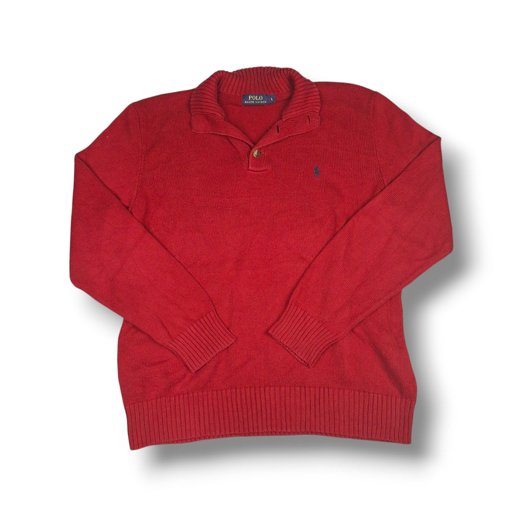 Red Ralph Lauren Vintage Knitwear Sweater (L)