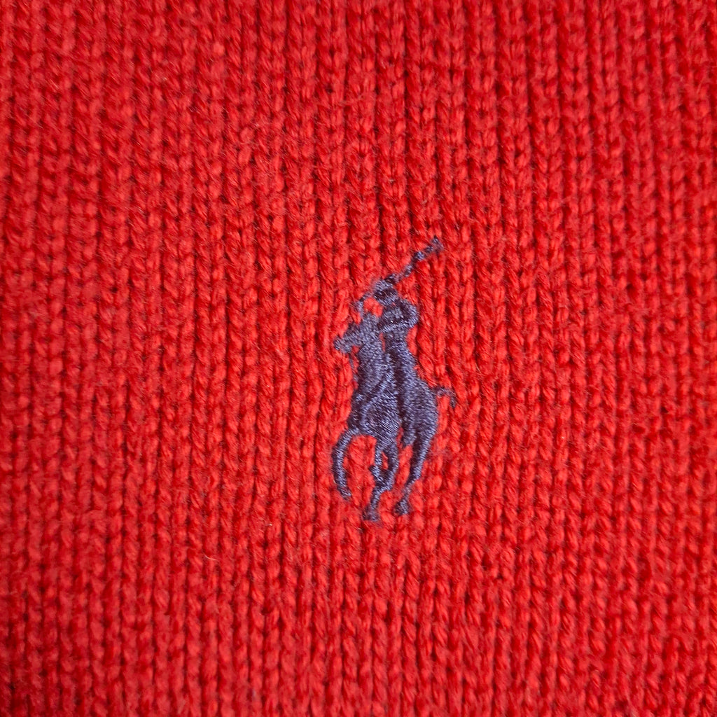 Red Ralph Lauren Vintage Knitwear Sweater (L)