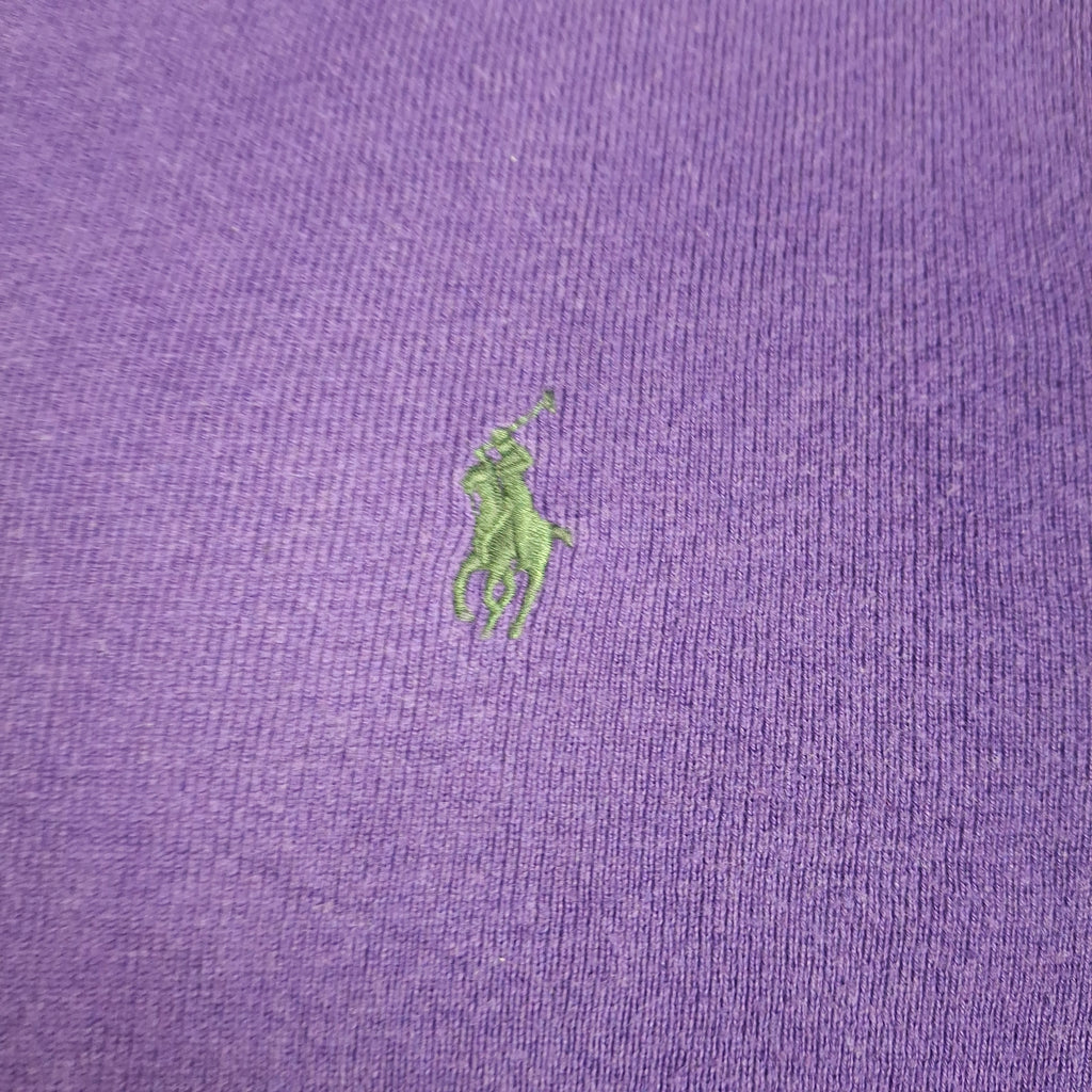 Purple Vintage Ralph Lauren V-Neck Knitwear (L)