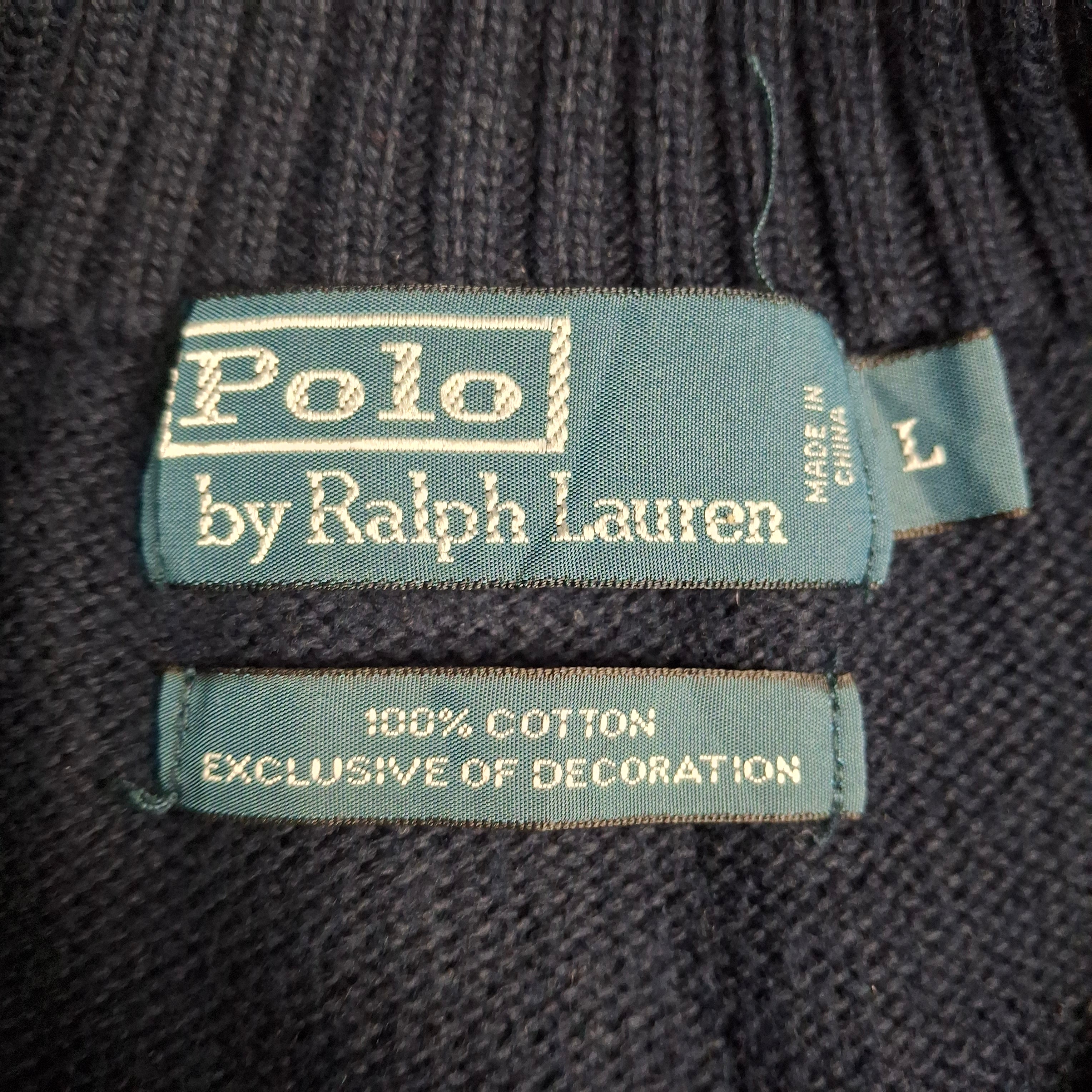 Navy Blue vintage Ralph Lauren Knitwear (L)