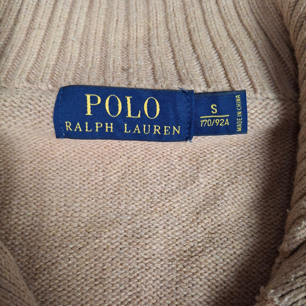 Beige vintage Ralph Lauren Knitwear (S)