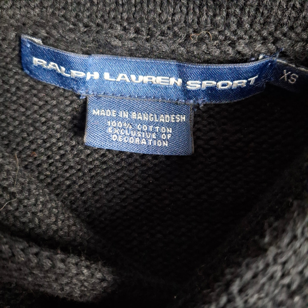 Black vintage Ralph Lauren Knitwear (XS)