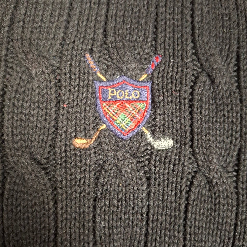 Black vintage Ralph Lauren Tanktop (L)