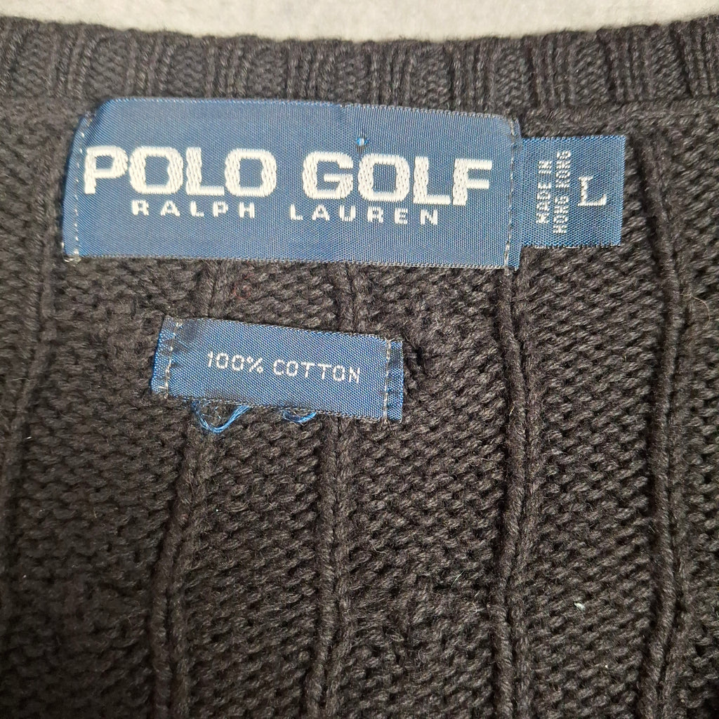 Black vintage Ralph Lauren Tanktop (L)