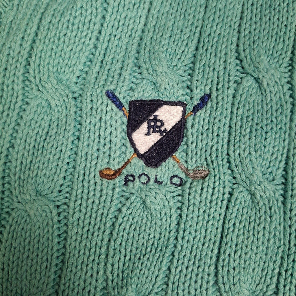 Turquoise vintage Ralph Lauren (XL)