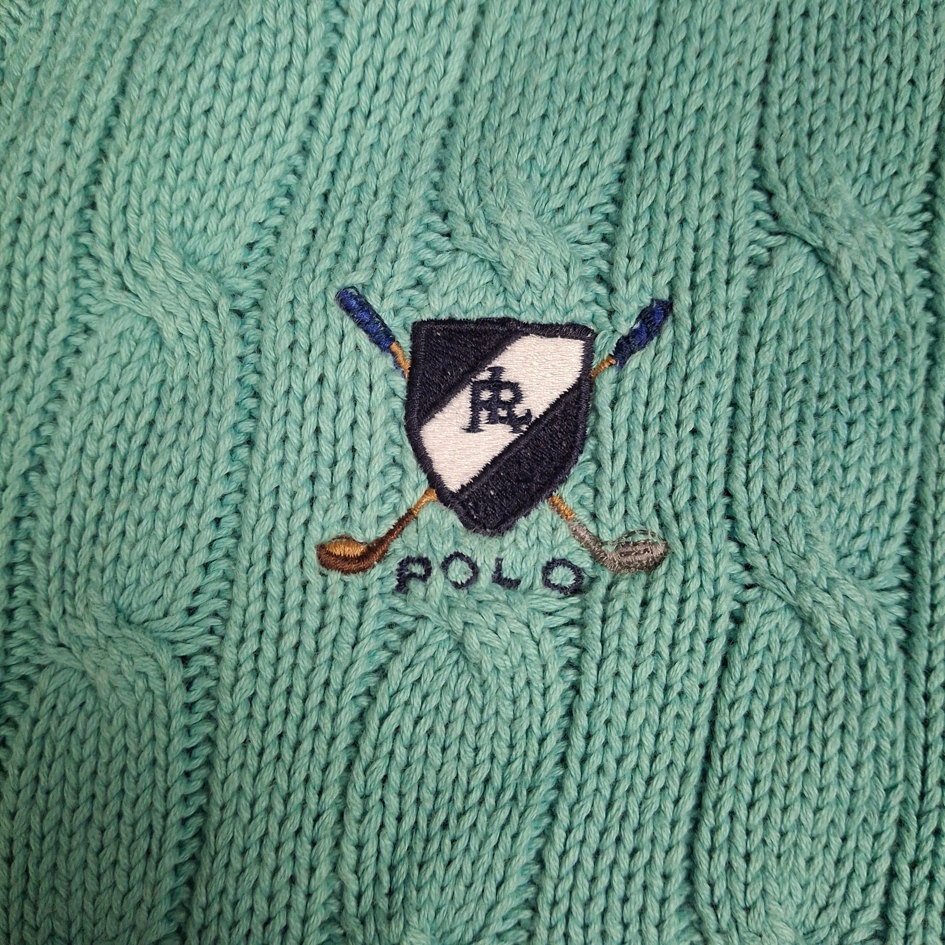 Turquoise vintage Ralph Lauren (XL)