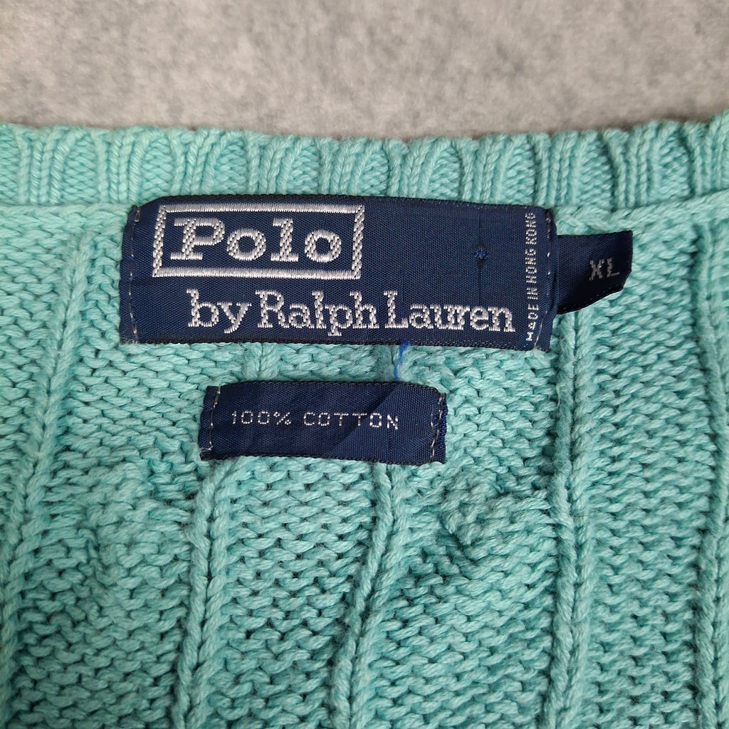 Turquoise vintage Ralph Lauren (XL)
