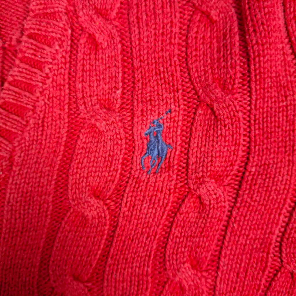 Red vintage Ralph Lauren Knitwear (XS)