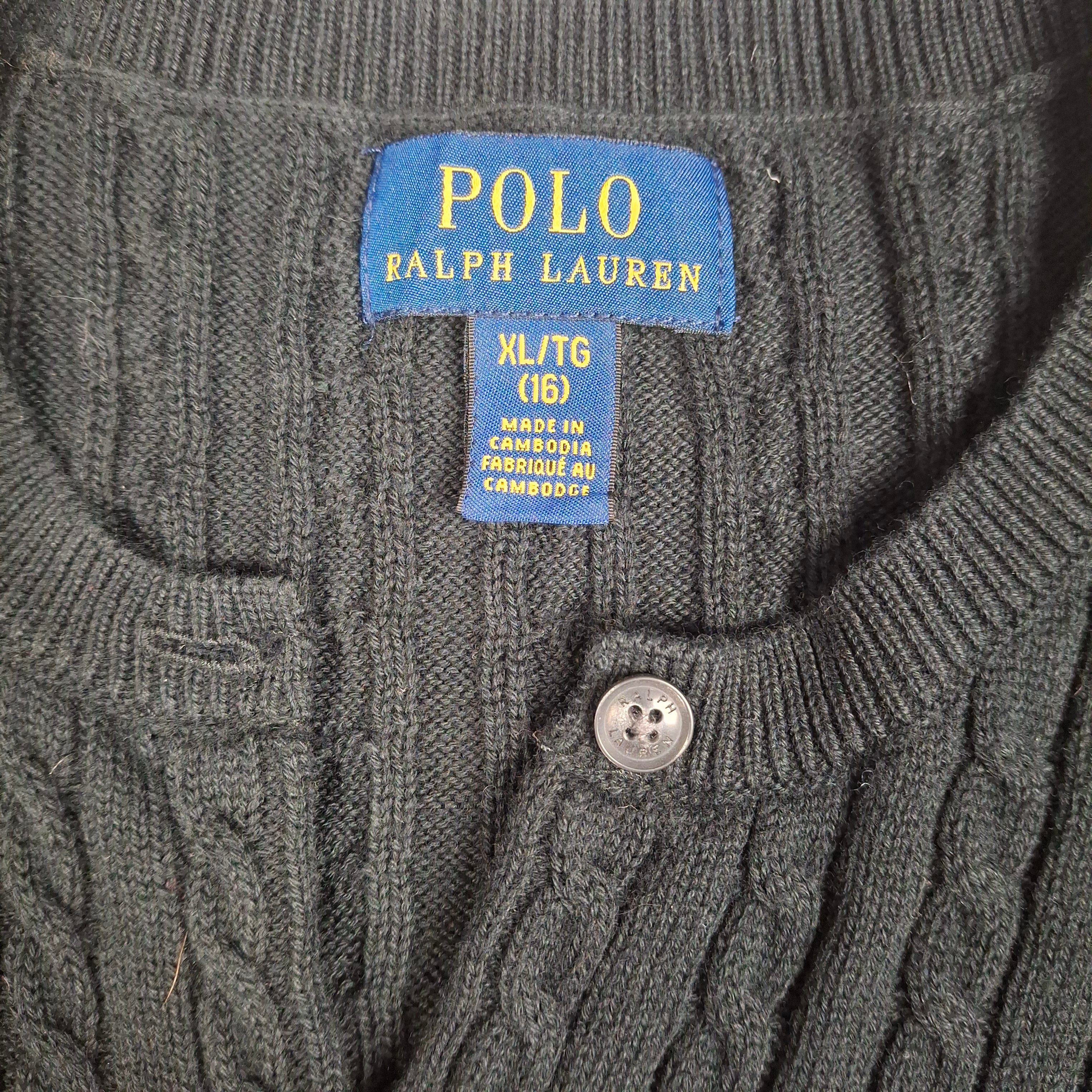 Black Ralph Lauren Knitwear (XL KIDS)