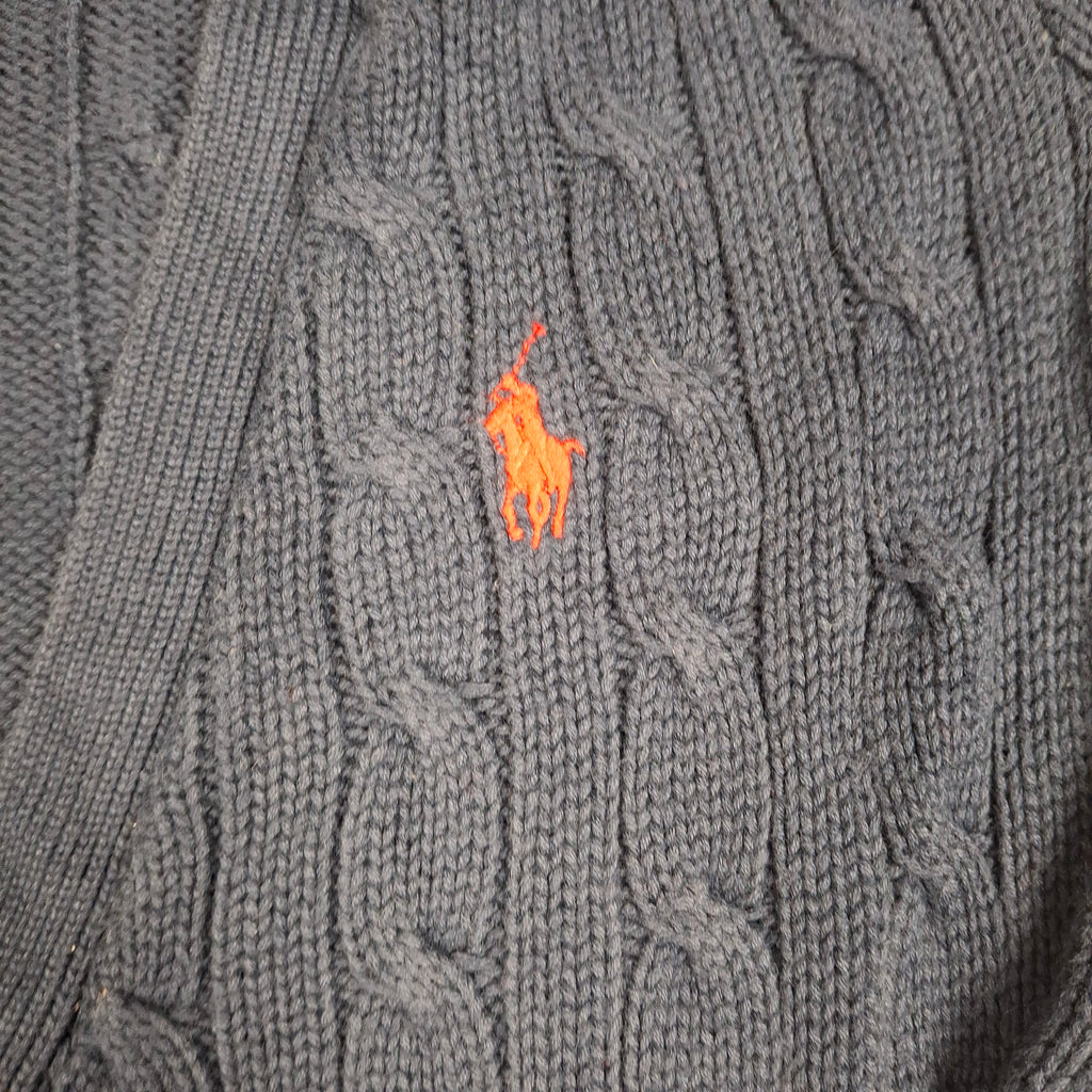 Navy Blue Ralph Lauren Cardigan (S)