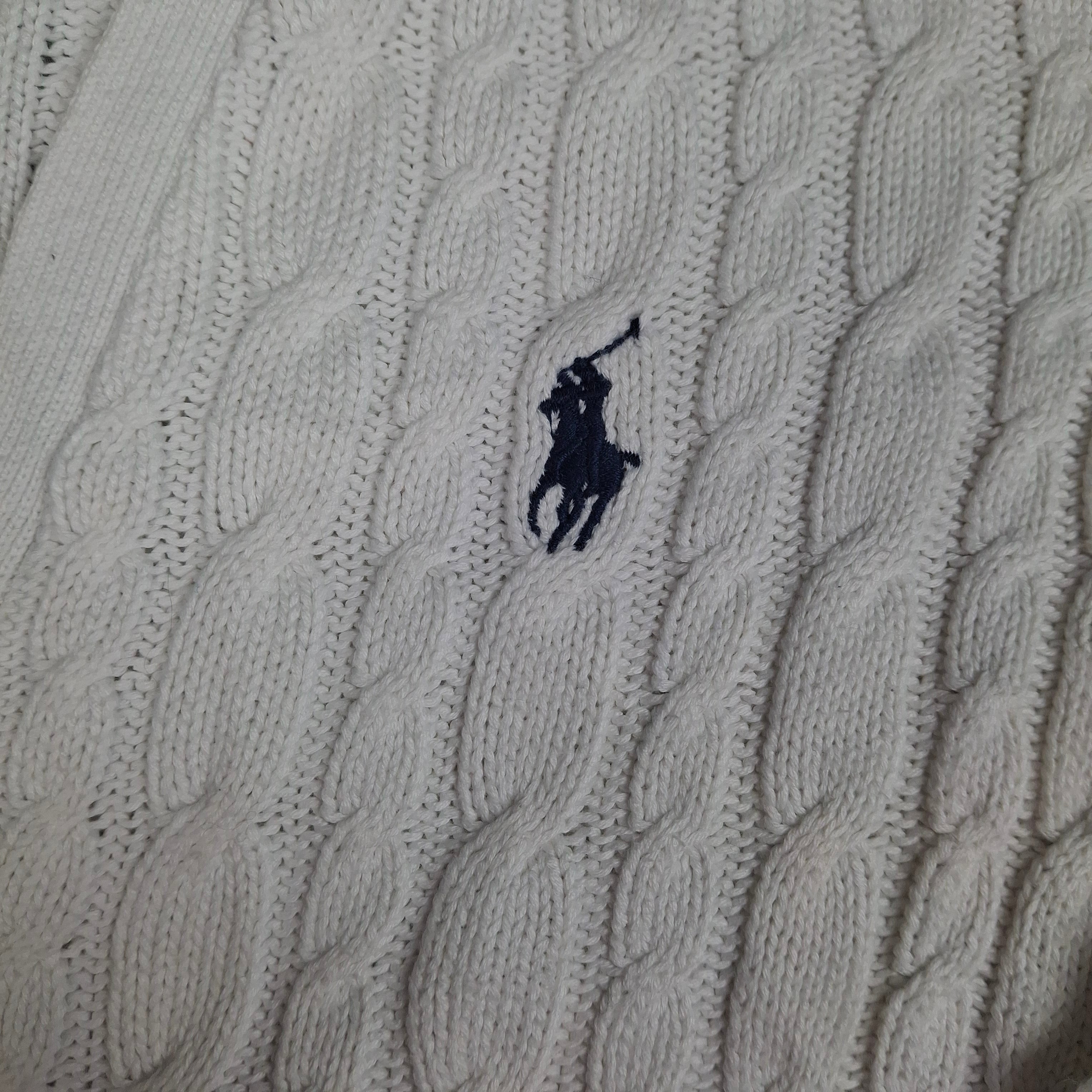 White Ralph Lauren Cardigan (L)