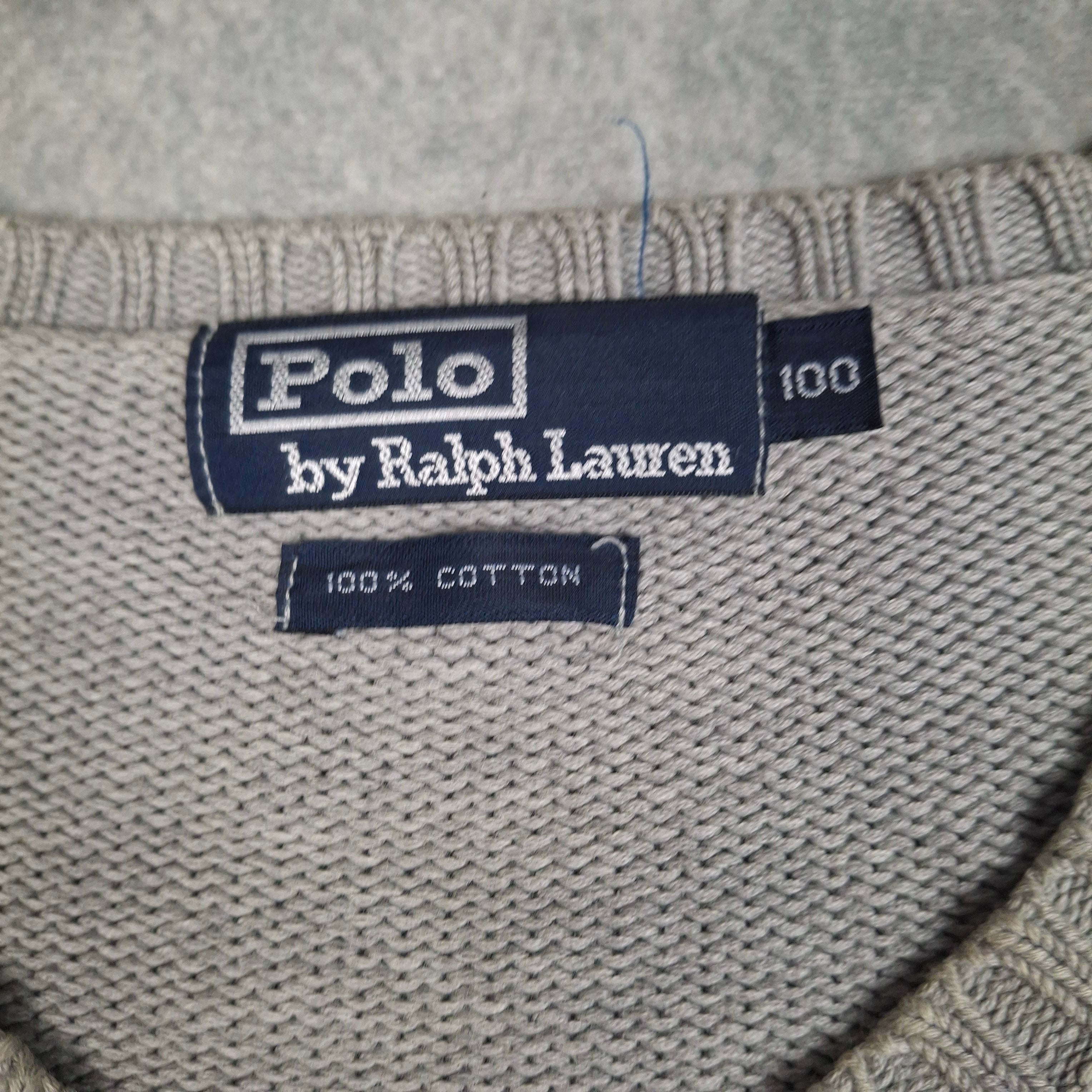 Grey Ralph Lauren Knitwear (M)