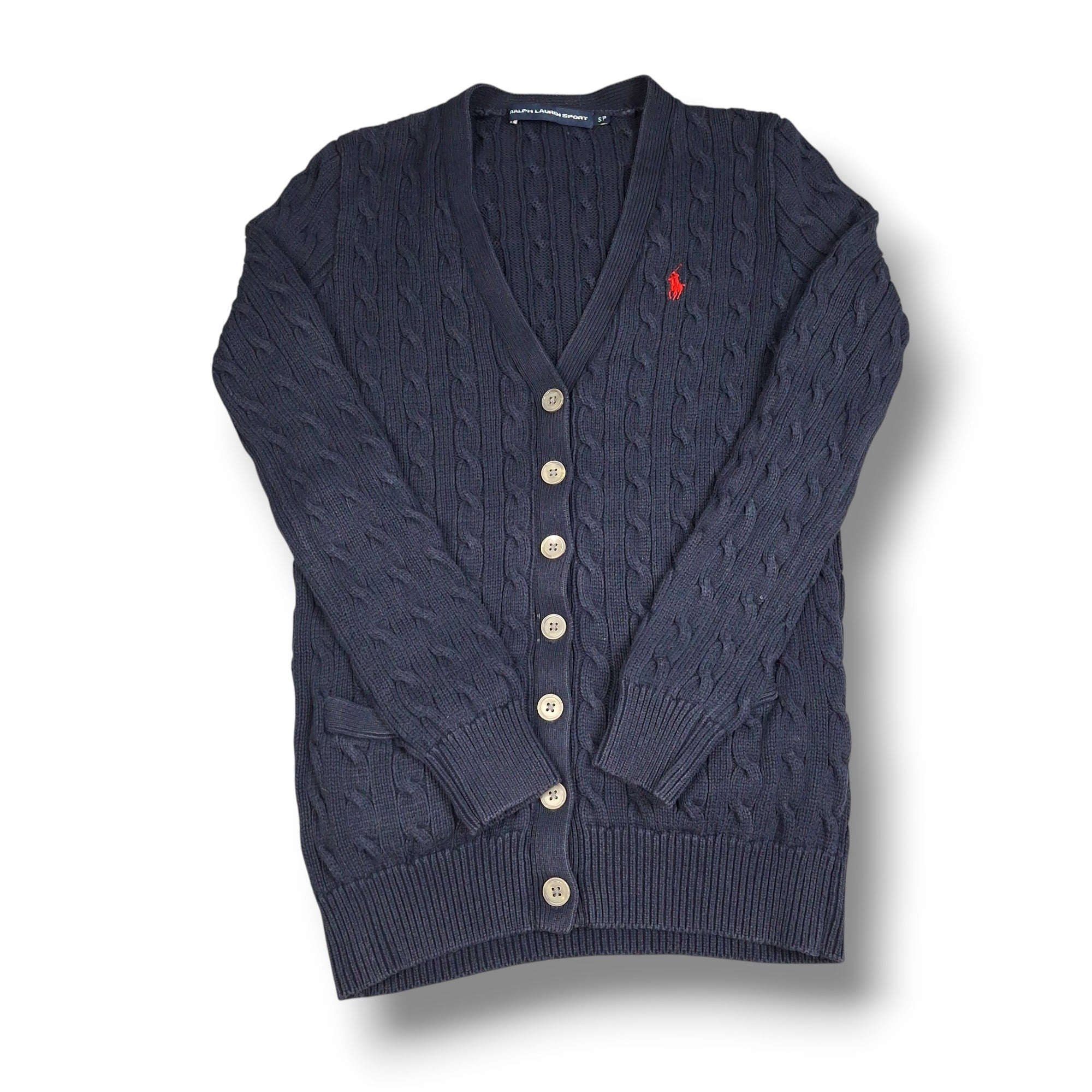 Navy Blue Ralph Lauren Cardigan (S)