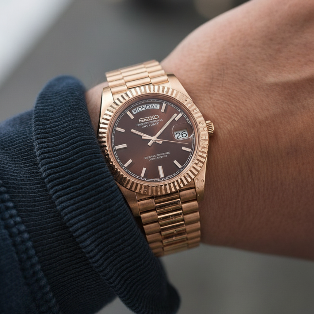Seikojust | Daydate Rose Gold - Chocolate