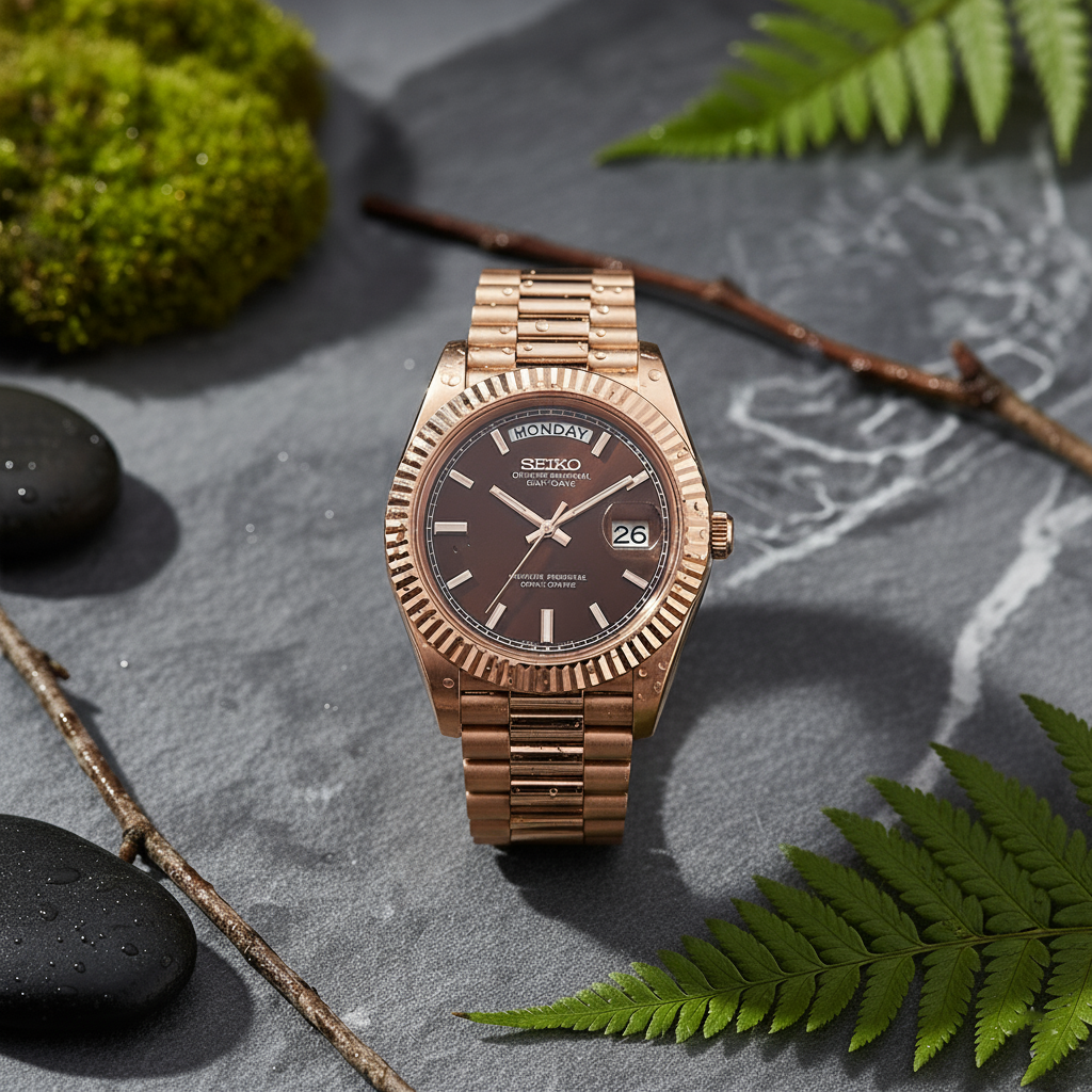 Seikojust | Daydate Rose Gold - Chocolate