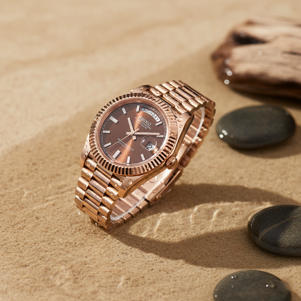 Seikojust | Daydate Rose Gold - Chocolate