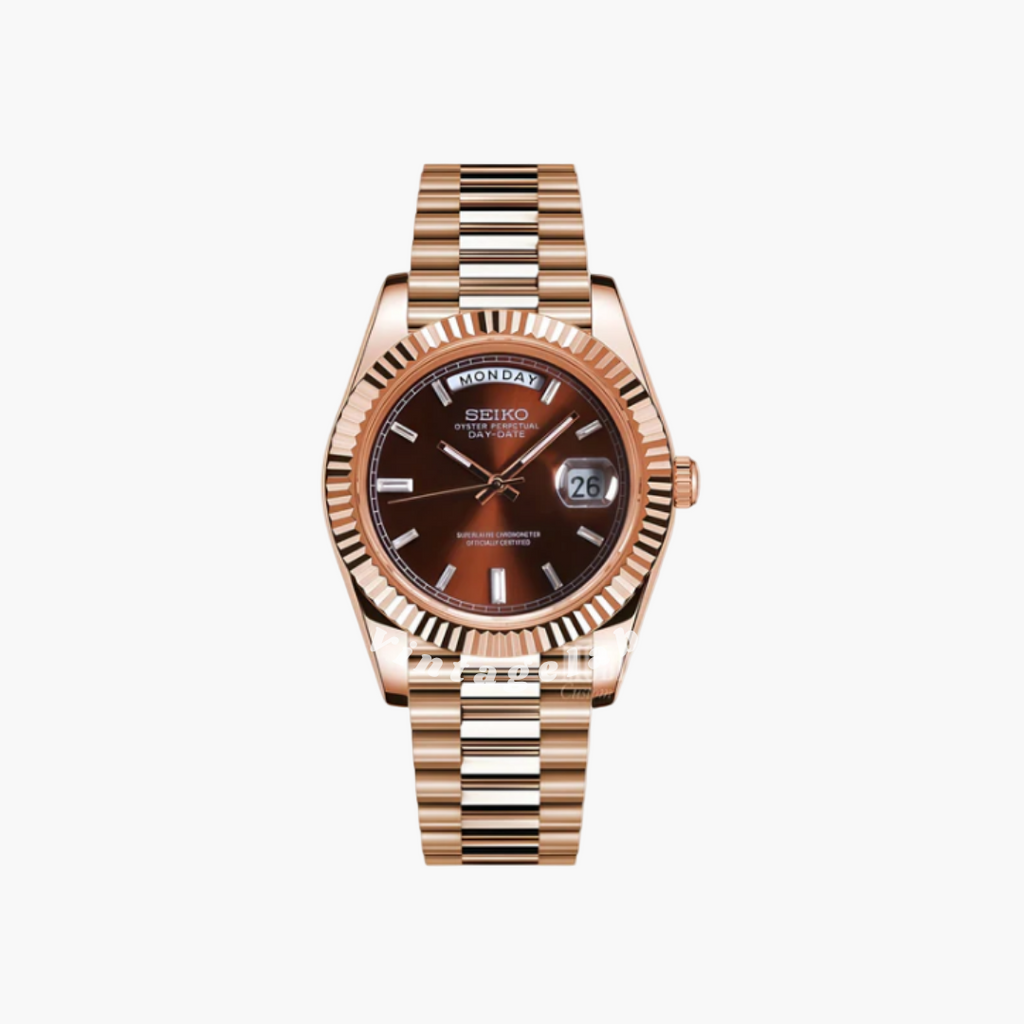 Seikojust | Daydate Rose Gold - Chocolate
