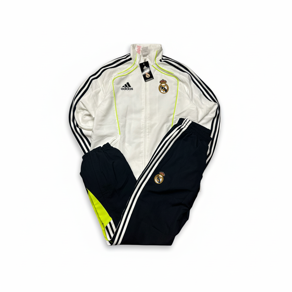 Real madrid tracksuit (L) Neon and white